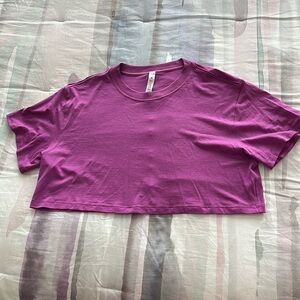 NEW Lululemon All Yours Crop Tee with Vitasea Fabric